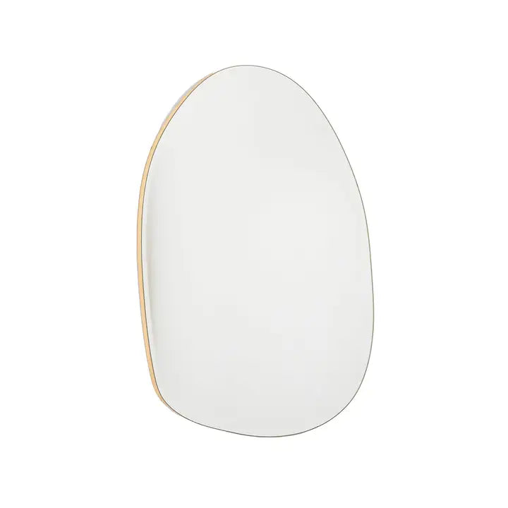 Dali Oval Mirror Golden Frame. 70*50 Cm