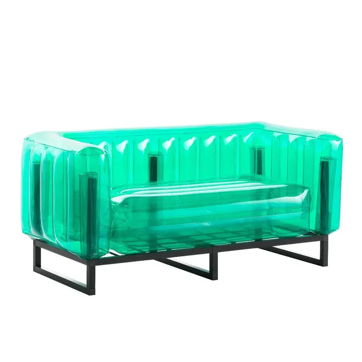 Crystal Green Aluminum and Tpu Eko Sofa