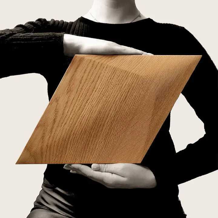 3D Wall Panels CARO PLUS Handmade from Solid Wood