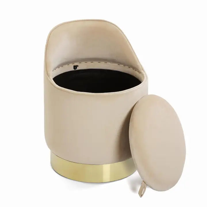 POEF BEIGE / GOUD OPBERGING 22050019