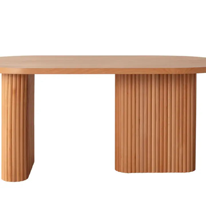 HERMES - EETTAFEL VAN GELAMINEERD BEUKENHOUT 180 X 90 CM