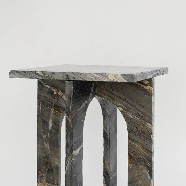 'bond' Side Table - Picasso Marble