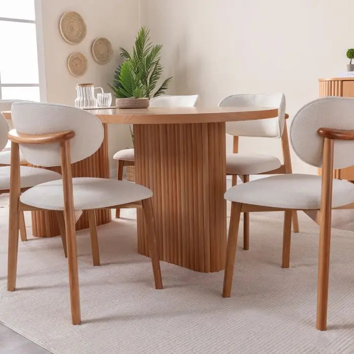 HERMES - EETTAFEL VAN GELAMINEERD BEUKENHOUT 180 X 90 CM
