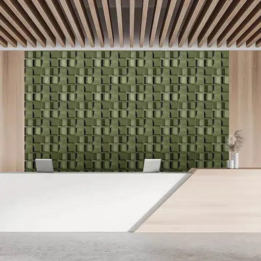 3D Wall Panels Cork Acoustic Panels Concave
