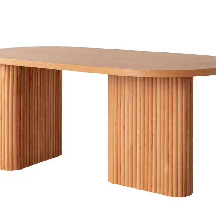 HERMES - EETTAFEL VAN GELAMINEERD BEUKENHOUT 180 X 90 CM