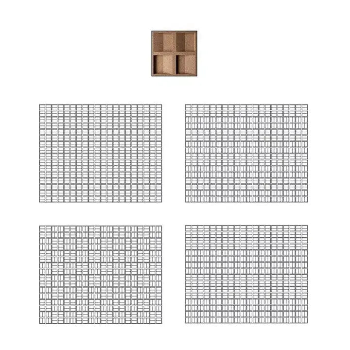 3D Wall Panels Cork Acoustic Panels Concave