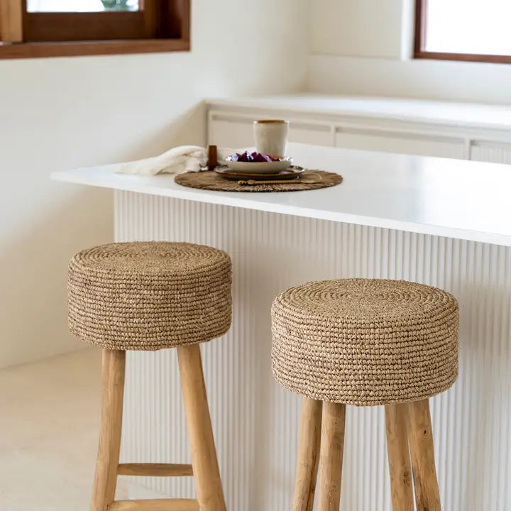 De Raffia barkruk