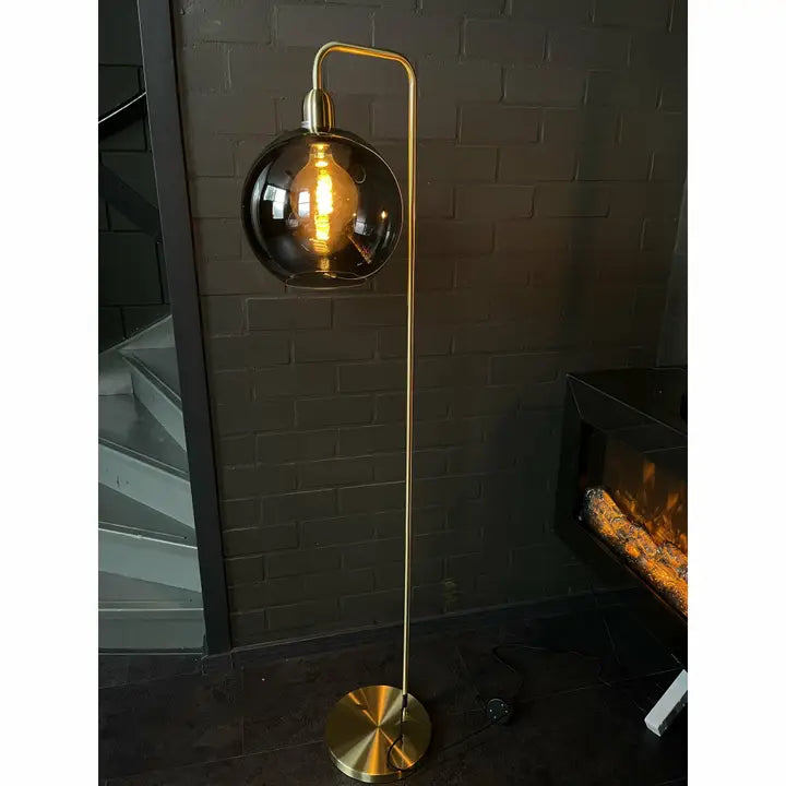 Xandy Gold Floor Lamp