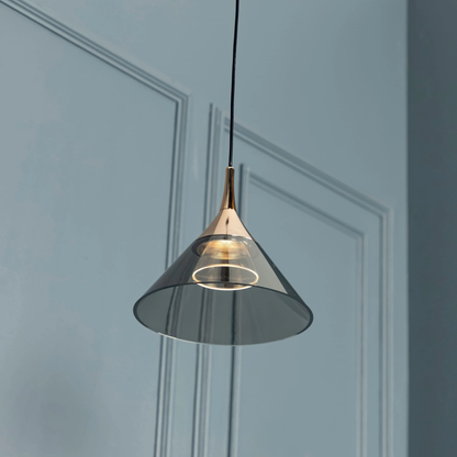 Handgemaakte LED-hanglamp in acrylglas